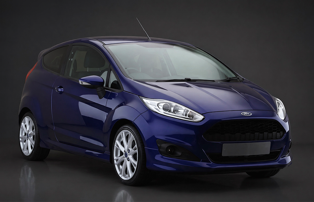 Blue Ford Focus available for rent in Tirana